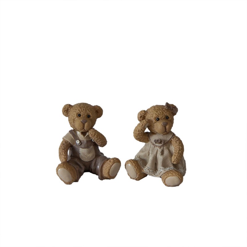 Cherished Moments Set of 2 Teddy Bear Figures