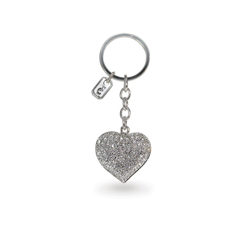 Heart Sparkle Keychain Tipperary Crystal