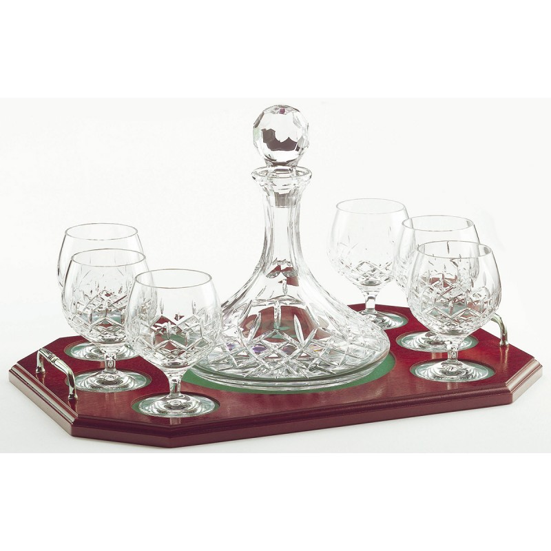 Longford Brandy Decanter Tray Set - Galway Crystal