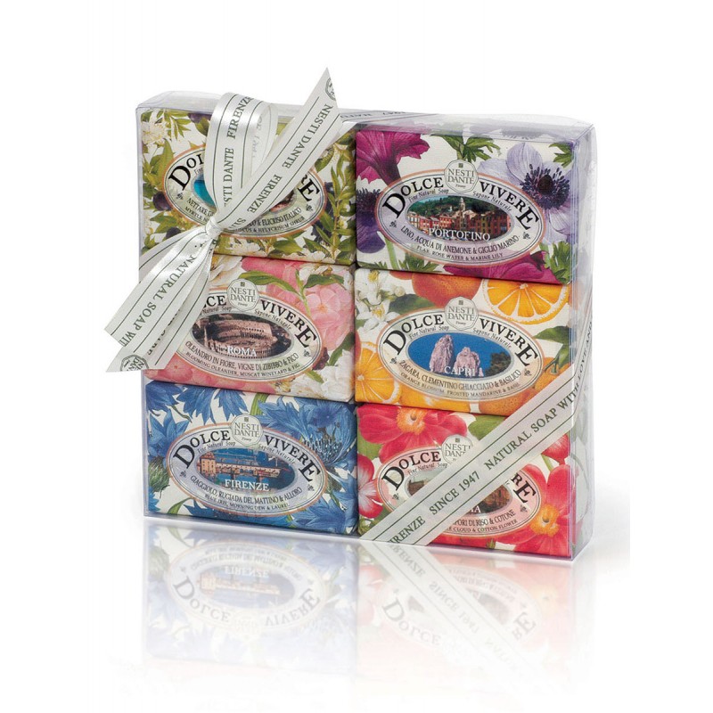 View Detail Dolce Vivere Soap Gift Set 6 x 150g by Nesti Dante Portfolio Daryl