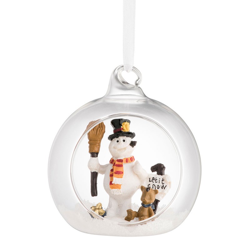 Let it Snow Hanging Ornament - Galway Crystal