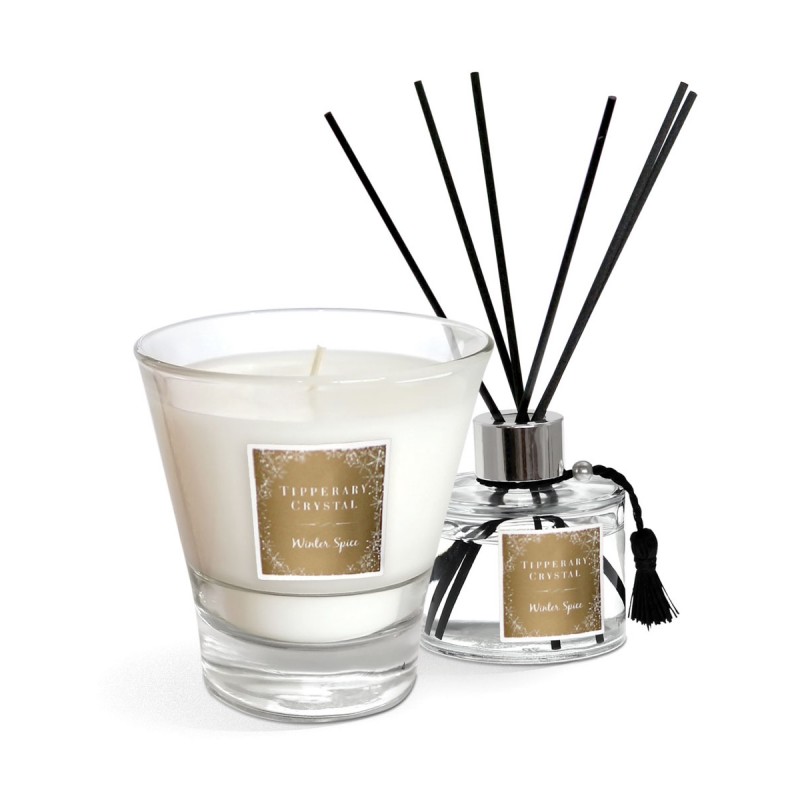 Winter Spice Candle & Diffuser Gift Set Tipperary Crystal