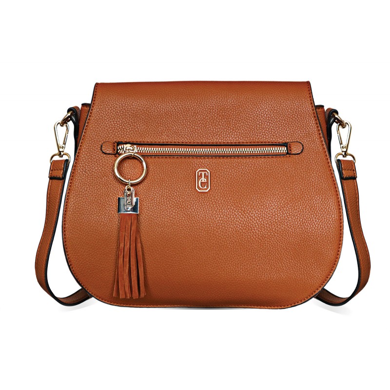 brown satchel