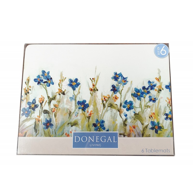 Blue Floral Placemats