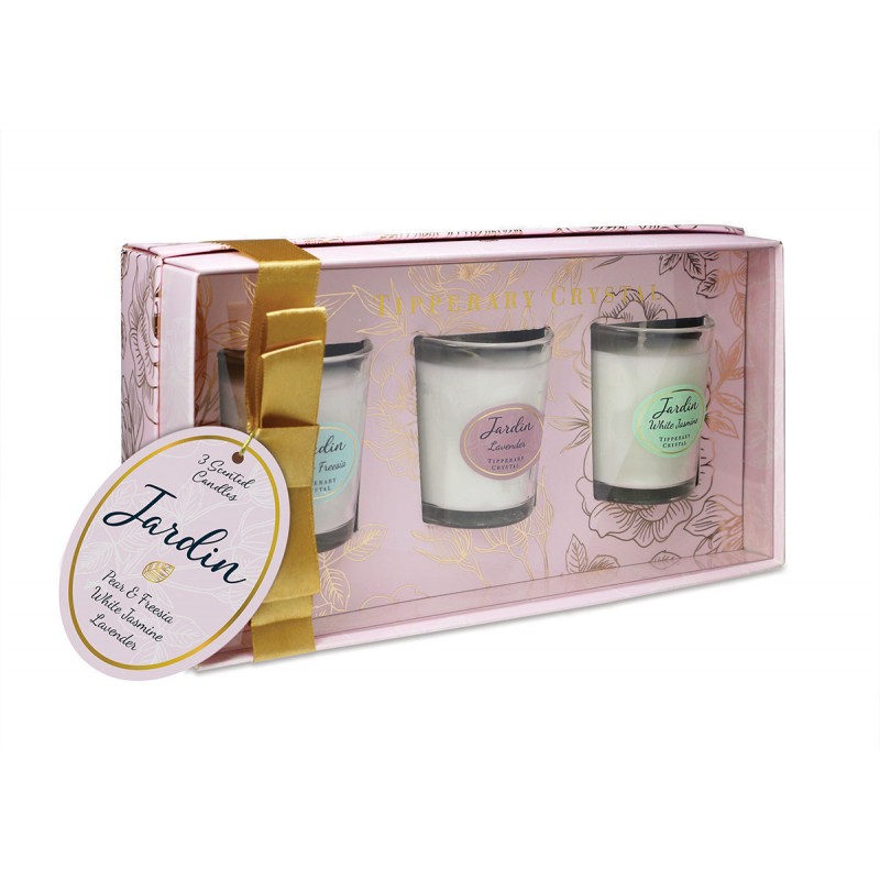 Jardin Collection - Set of 3 Assorted Mini Candles