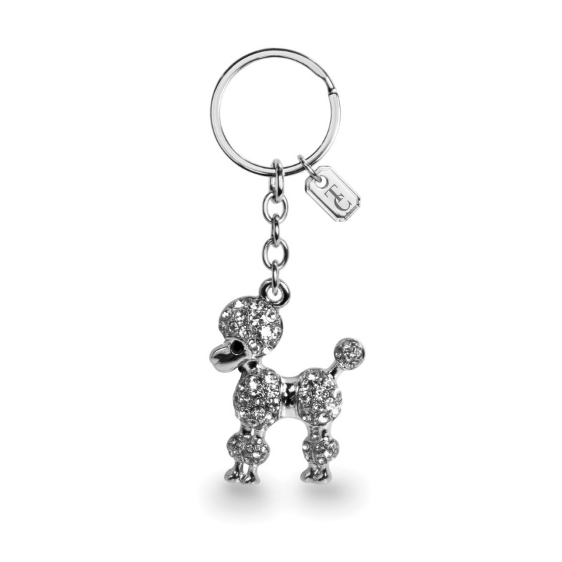 Sparkle Poodle Keychain  - Tipperary Crystal