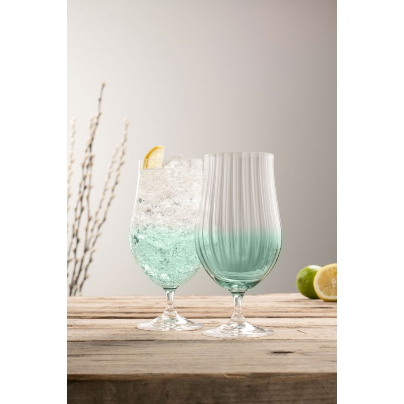 Erne Champagne Saucers (Set of 4) - Galway Crystal