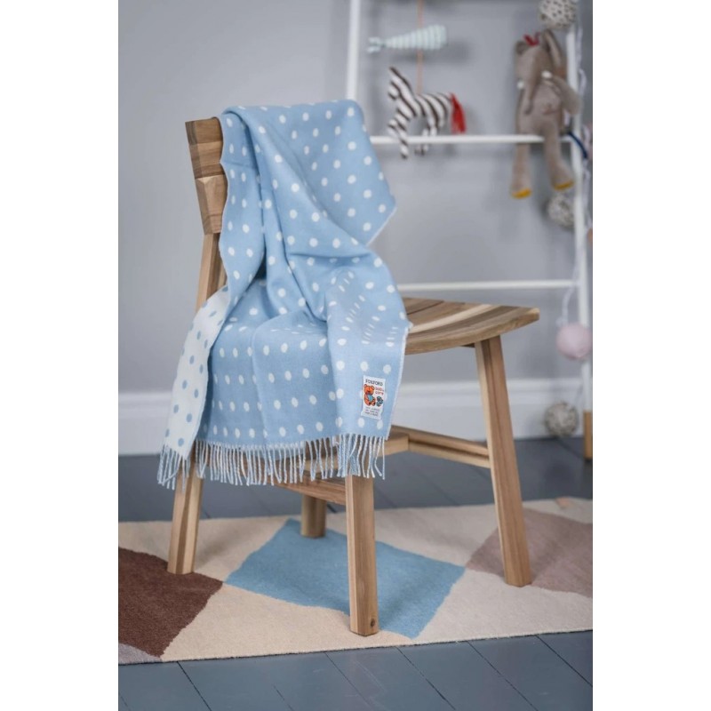 Blue Spot Baby Blanket Foxford