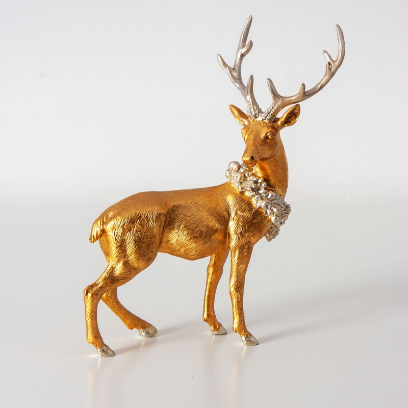 Gold Reindeer - Cherished Moments Gold Reindeer - Cherished Moments