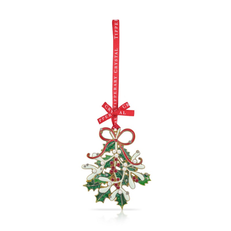 Sparkle Mistletoe Decoration  - Tipperary Crystal