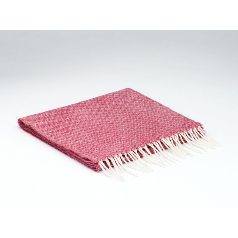 Spotted Strawberry Supersoft Lambswool Scarf - McNutt of Donegal