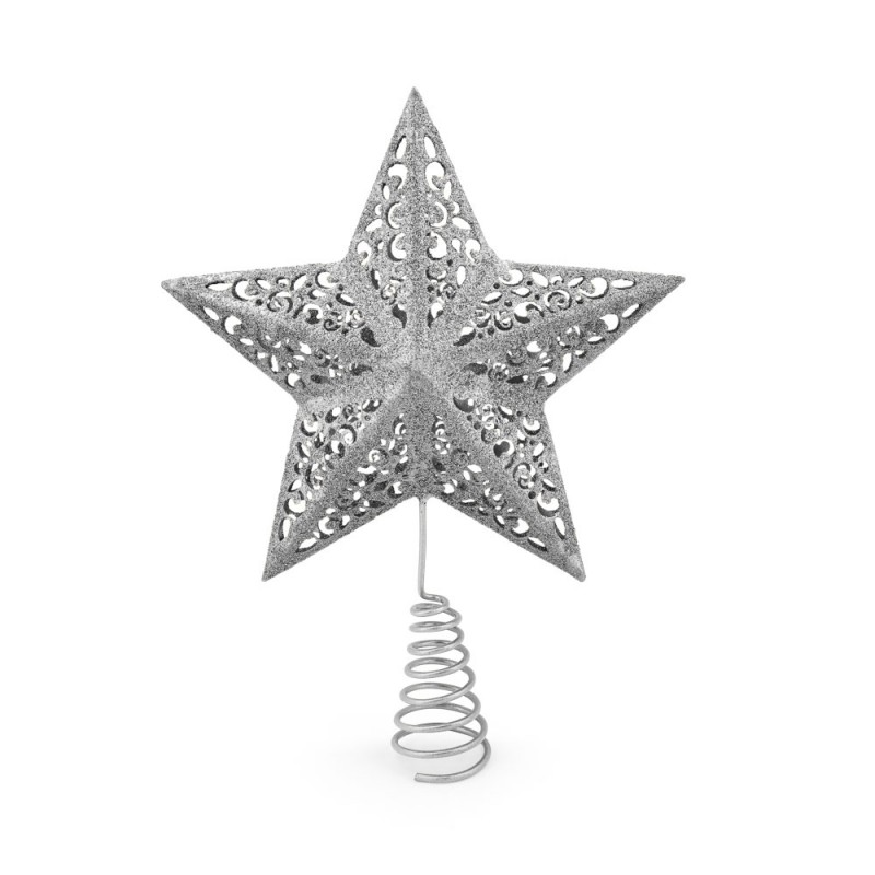 Star Christmas Tree Topper - Silver - Tipperary