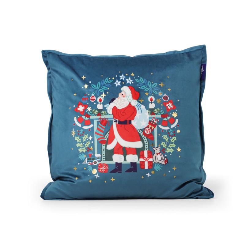 Christmas Cushion - Santa with Sack - Tipperary