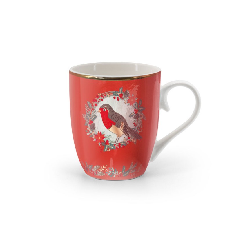 Single Christmas Mug - Christmas Robin - Tipperary