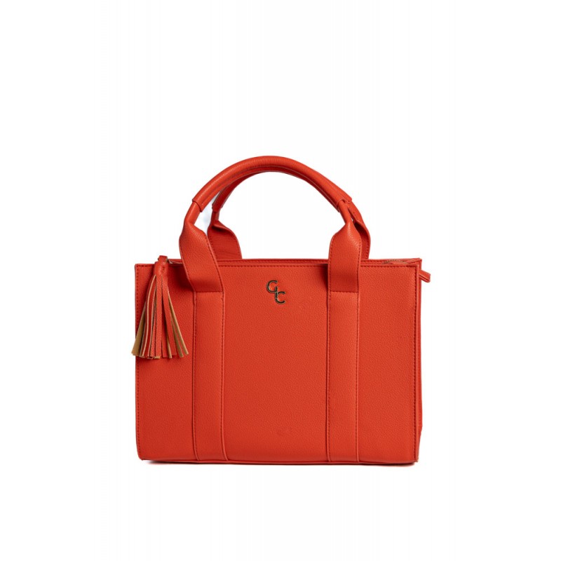 Medium Tote Bag - Vermillion