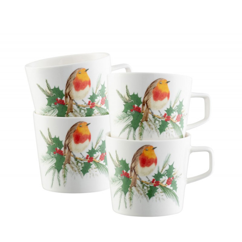 Robin Mugs (Set of 4)