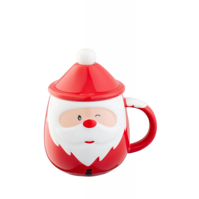 Santa Lidded Mug