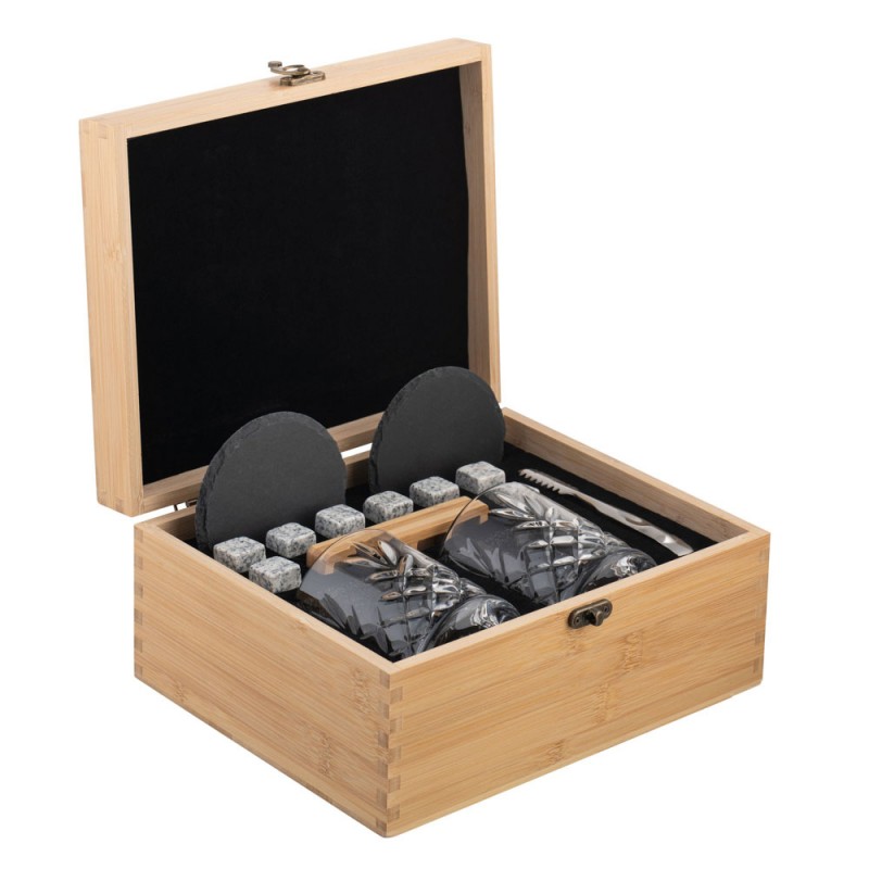 Renmore Whiskey Gift Set (Bamboo Presentation Box) - Galway Crystal