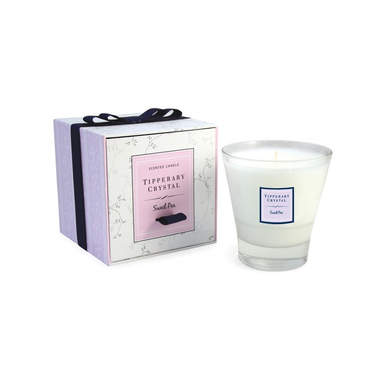 Sweet Pea Tipperary Crystal Candle