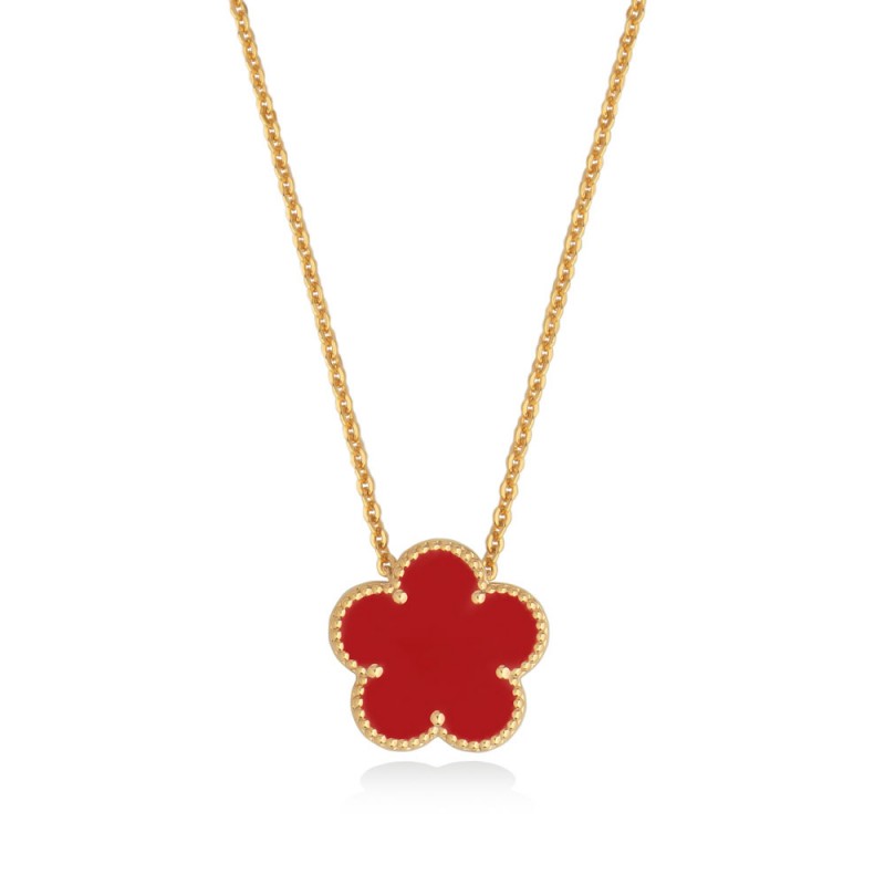 Le Fleur Collection Red Pendant Yellow Gold