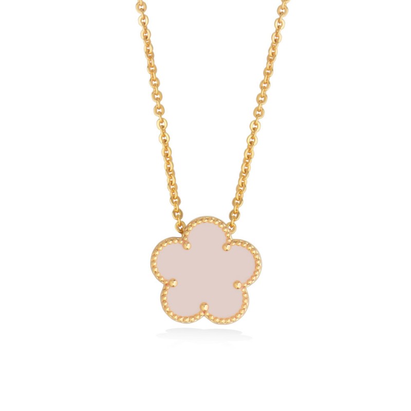 Le Fleur Collection Pink Pendant Yellow Gold