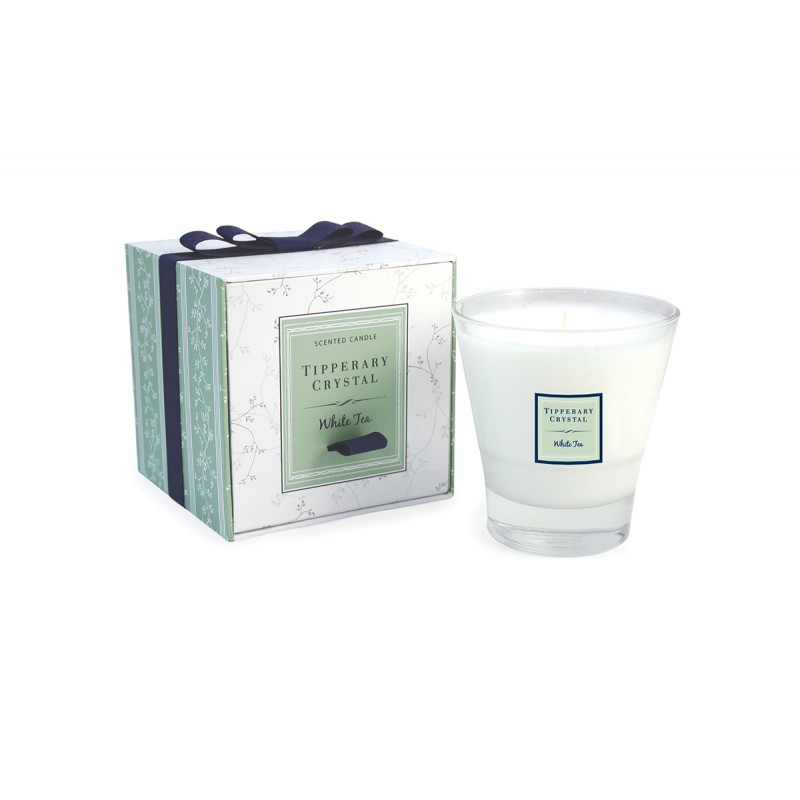 White Tea Tipperary Crystal Candle