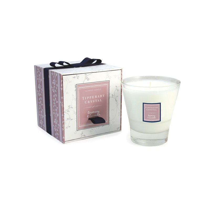 Rosemary & Lavender Tipperary Crystal Candle
