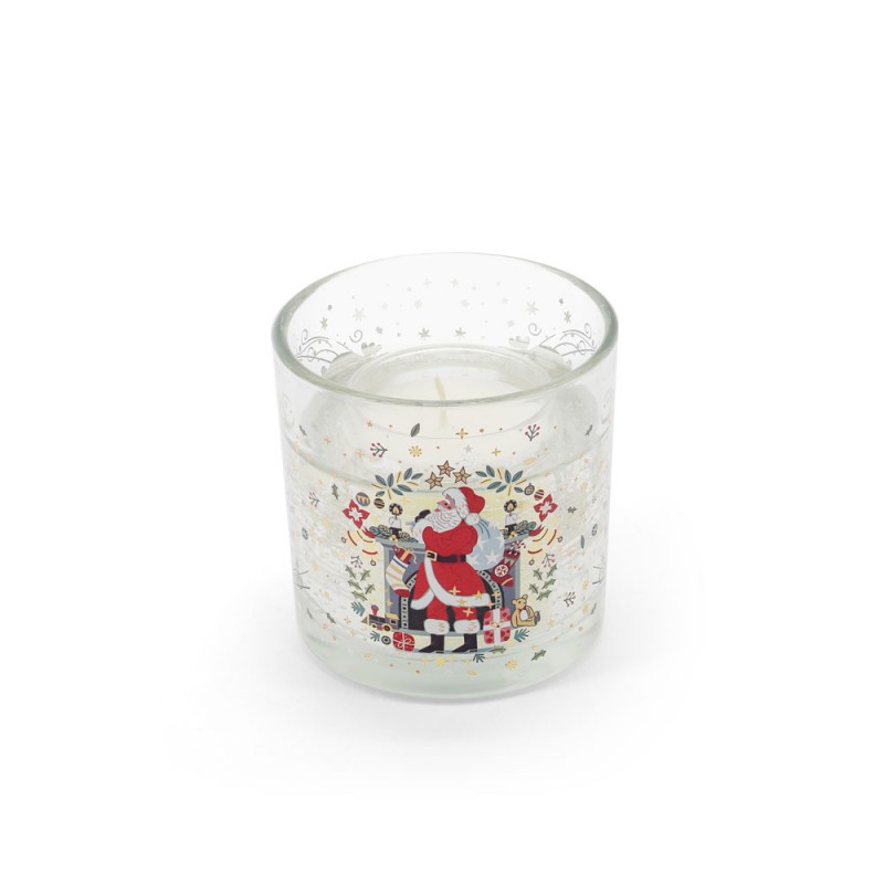 Santa LED Light Up Candle
