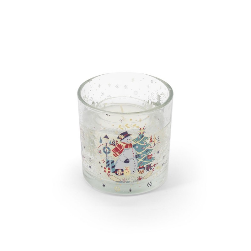 Snowman LED Light Up Candle