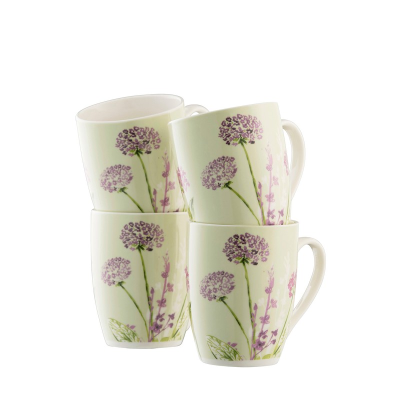 Aynsley Floral Spree Mug Set  (4)