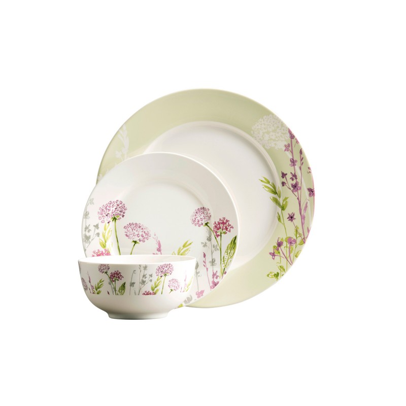 Aynsley Floral Spree 12 Piece Dinner Set